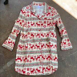 Hanna Andersson Women’s Holiday Flannel Night Shirt